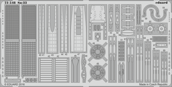 Eduard 73548 Su-33 TRUMPETER 1/72