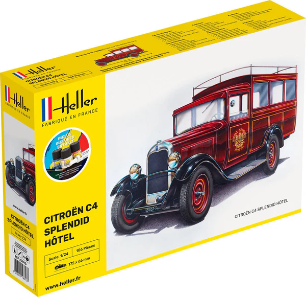 Heller 56713 STARTER KIT Citroën C4 Splendid Hôtel 1/24