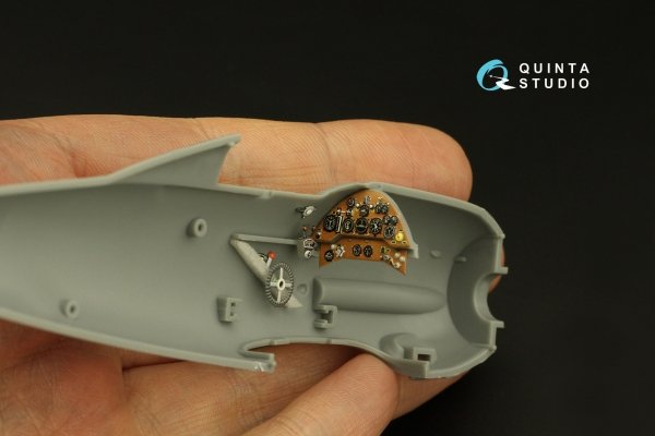 Quinta Studio QD48393 Gloster Gladiator MKI 3D-Printed &amp; coloured Interior on decal paper (I Love Kit) 1/48