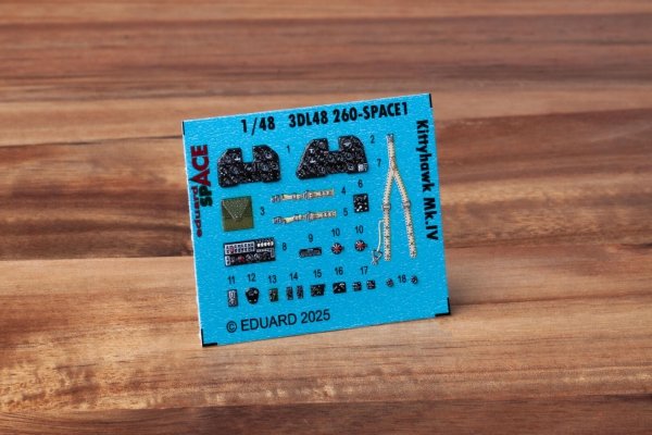 Eduard 3DL48260 Kittyhawk Mk.IV SPACE EDUARD (3D Decals) 1/48