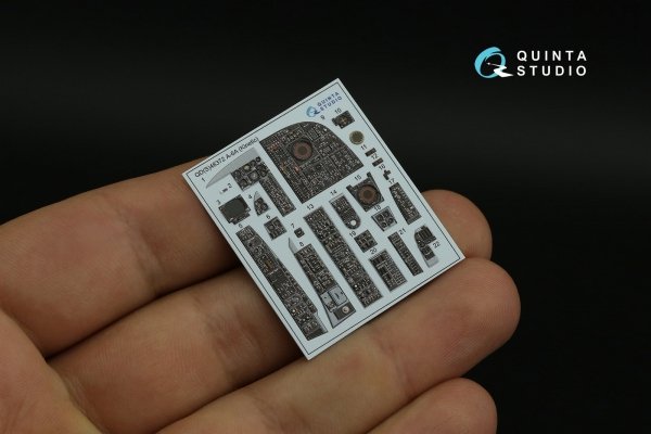 Quinta Studio QD48372 A-6A 3D-Printed &amp; coloured Interior on decal paper (Kinetic) 1/48