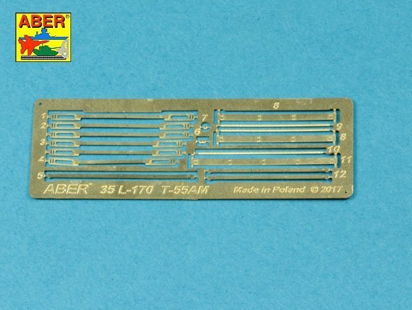 Aber 35L-170 Russian D-10T 100mm tank Barrel for T-55AM; T-55 AMV or T-55 Merida (1:35)