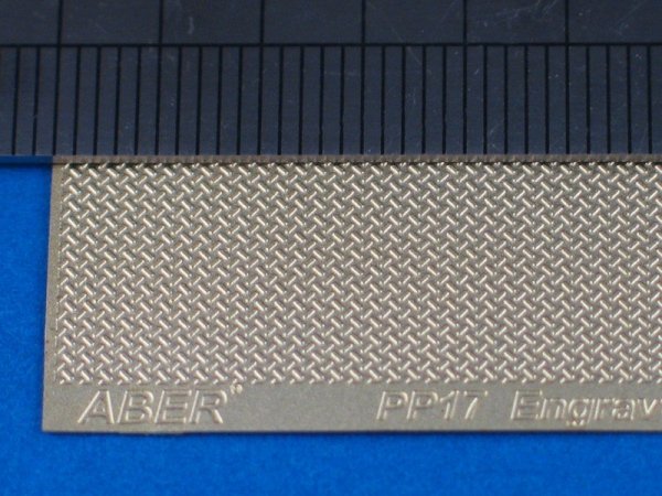 Aber PP17 Engrave plate (140 x 39 mm) - pattern 17