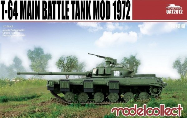 Modelcollect UA72012 T-64 Main Battle Tank Mod 1972 1/72