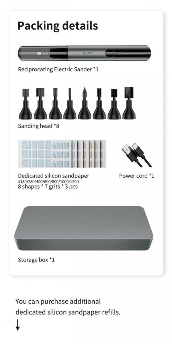 DSPIAE ES-A-PRO ES-A PRO Reciprocating Sander PRO