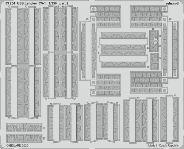 Eduard 53254 USS Langley CV-1 1/350 TRUMPETER