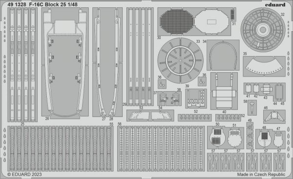 Eduard 491328 F-16C Block 25 KINETIC MODEL 1/48