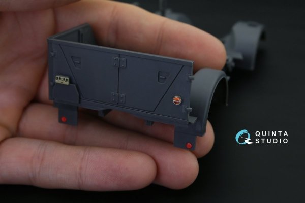 Quinta Studio QD35027 Horch 4X4 type 1a 3D-Printed &amp; coloured Interior on decal paper (for Tamiya kit) 1/35