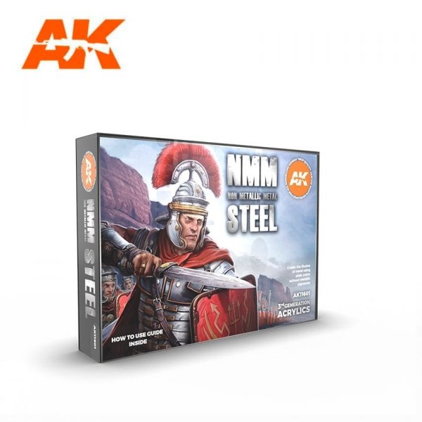 AK INTERACTIVE AK11601 3G Non Metallic Metal Steel  6x18 ml