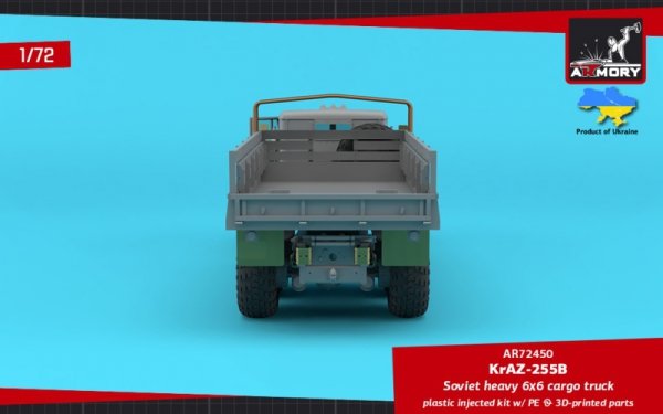 Armory Models 72450 KrAZ-255B Soviet Era Heavy Duty 6x6 cargo truck 1/72