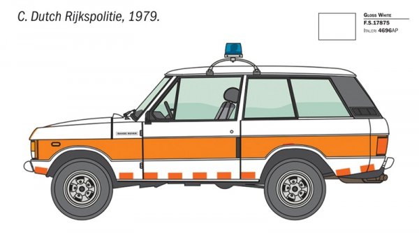 Italeri 93661 Range Rover Police 1/24