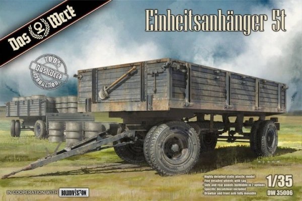 Das Werk DW35006 Einheitsanhänger 5t 1/35