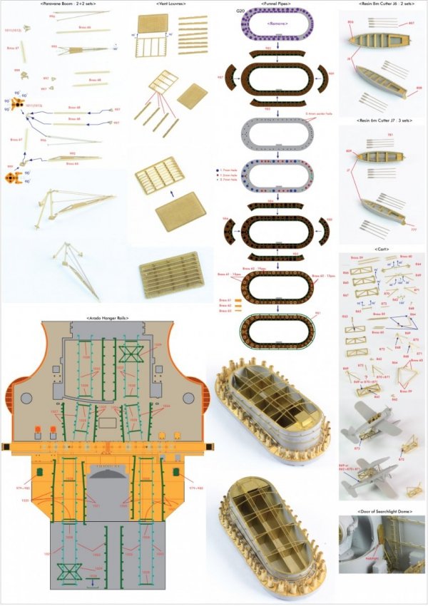Pontos 27001F1 BISMARCK 1941 Detail Up Set Advanced (1:200)