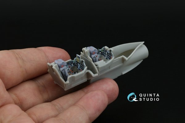 Quinta Studio QD+72167 Su-17UM3 3D-Printed &amp; coloured Interior on decal paper (Modelsvit) (with 3D-printed resin part) 1/72