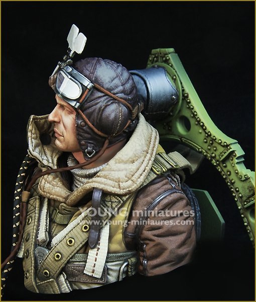 Young Miniatures YM1868 RAF Spitfire Mk.l Pilot WWll 1/10