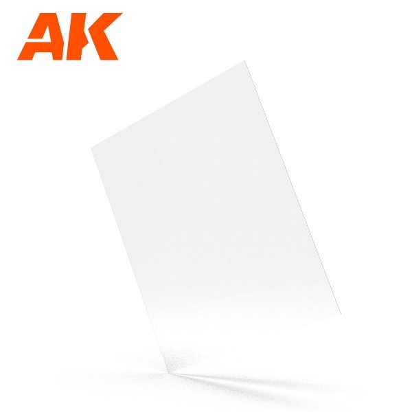 AK Interactive AK6575 0.7MM THICKNESS X 245 X 195MM – STYRENE SHEET – (2 UNITS)