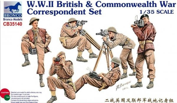 Bronco CB35140 British and Commonwealth Correspondets 1939-1945 1/35