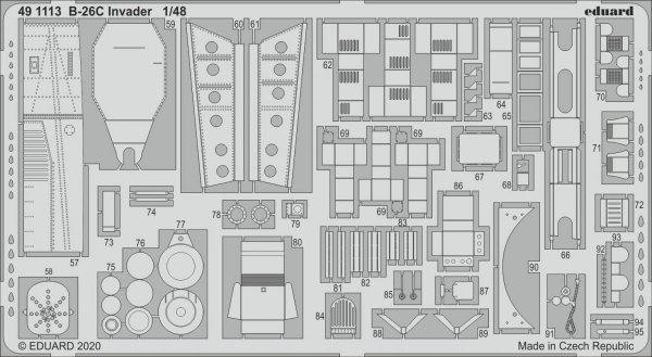 Eduard 491113 B-26C Invader 1/48 ICM