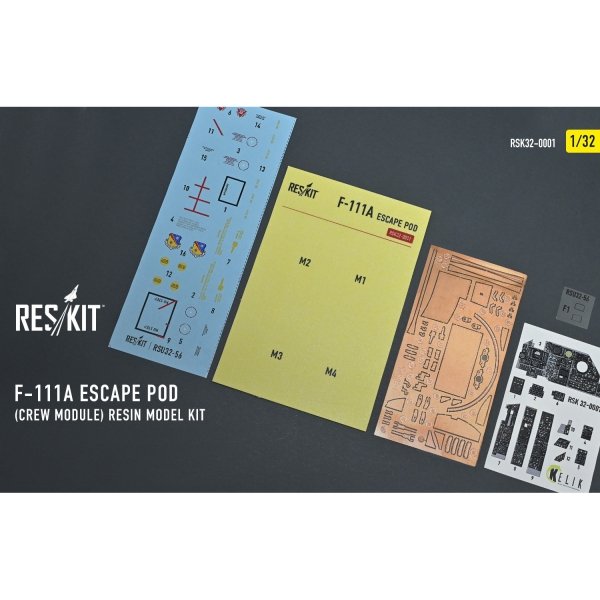 RESKIT RSK32-0001 F-111A Escape Pod (Crew Module) resin model kit (1/32)