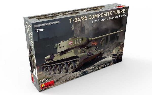 MiniArt 35306 T-34/85 COMPOSITE TURRET. 112 PLANT. SUMMER 1944 1/35