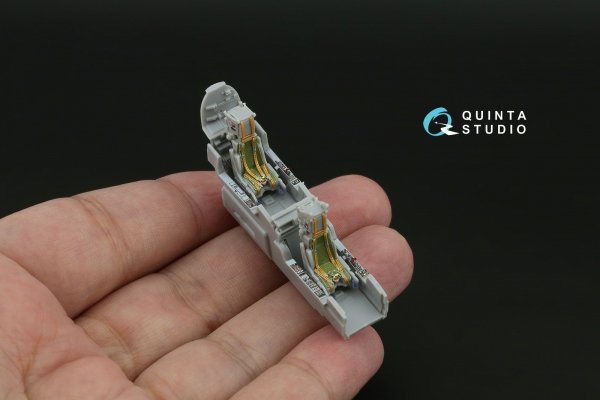 Quinta Studio QD72255 Mirage 2000B 3D-Printed &amp; coloured Interior on decal paper (Modelsvit) 1/72