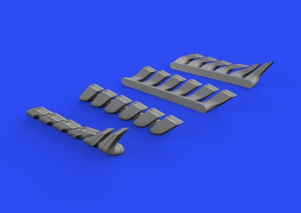 Eduard 648607 Bf 110C/ D/E exhaust stacks for Eduard 1/48