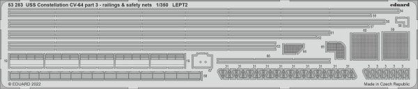 Eduard BIG5366 USS Constellation CV-64 PART I TRUMPETER 1/350