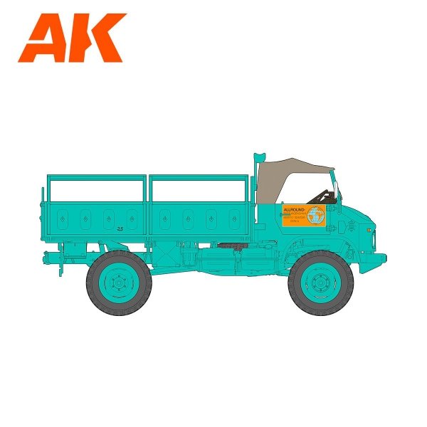 AK Interactive AK35505 UNIMOG S 404 EUROPE &amp; AFRICA 1/35