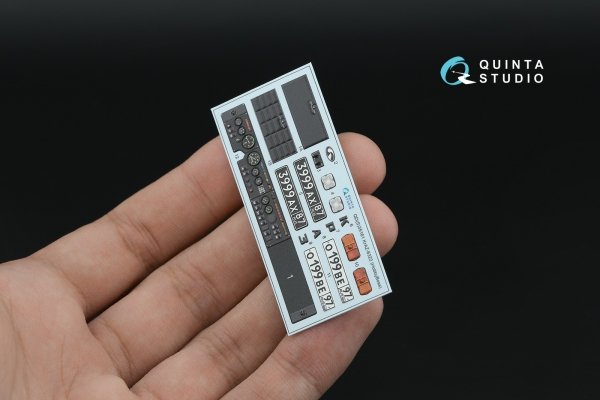 Quinta Studio QDS-35161 KrAZ-6322 3D-Printed &amp; coloured Interior on decal paper (HobbyBoss) (Small version) 1/35