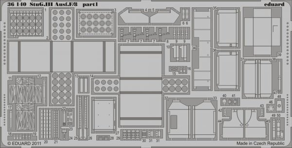 Eduard 36140 StuG.III Ausf.F/8 for DRAGON 6644 1/35