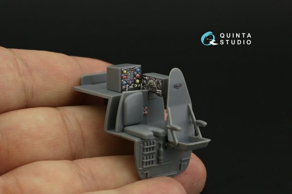 Quinta Studio QDS48424 Mosquito FB Mk.VI/NF Mk.II 3D-Printed coloured Interior on decal paper (Tamiya) (Small version) 1/48