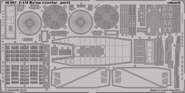 Eduard 48667 F-15I RaaM exterior 1/48 Academy