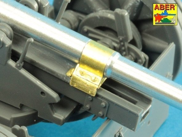 Aber 35L-328 Lufa do niemieckiej armaty p/panc Pak 40 bez hamulca wylotowego / Barrel for German 75mm PaK 40 gun without muzzle brake 1/35