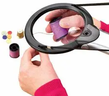 Lightcraft LC1850 Dual Purpose Neck &amp; Desk Magnifier / Lupa LED na szyję i na biurko, z soczewką 4, powiększenie 2x i 6x