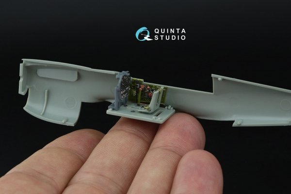 Quinta Studio QD+72214 P-40N Warhawk 3D-Printed &amp; coloured Interior on decal paper (Academy) (with 3D-printed resin parts) 1/72