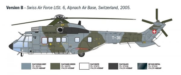 Italeri 91096 AS332 Super Puma 1/72