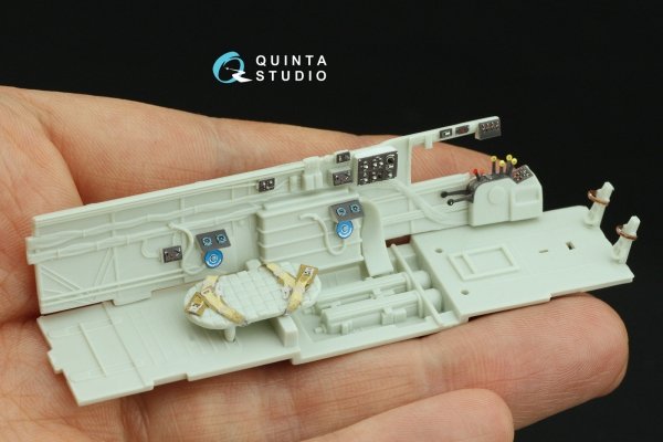 Quinta Studio QD48435 Bf 110G-2 3D-Printed coloured Interior on decal paper (Revell) 1/48