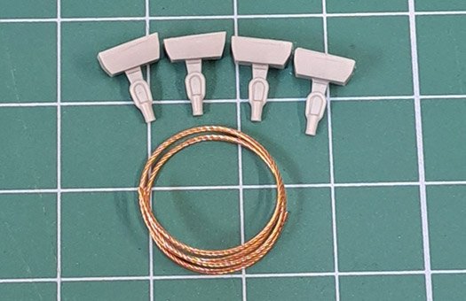 Eureka XXL ER-7217 Towing cable for modern Soviet Tanks (T-72, T-80, T-90) 1/72
