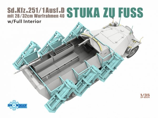 Snowman Model SP-8004 Stuka zu Fuss Sd.Kfz.251/1 Ausf.D 1/35