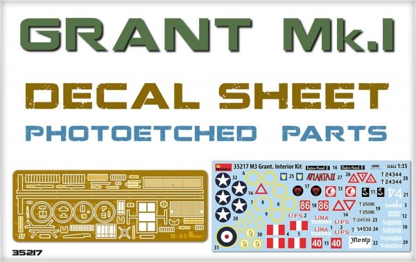 MiniArt 35217 Grant Mk.I w/interior 1/35