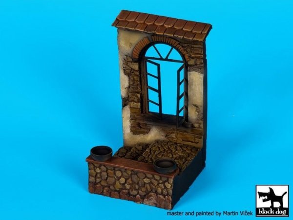 Black Dog D35067 House window base 1/35