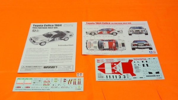 Beemax 24011 Toyota TA64 Celica '84 PORTUGAL RALLY VERSION (1:24)