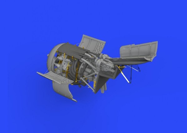 Eduard 648464 Fw 190A-8 engine &amp; fuselage guns 1/48 EDUARD