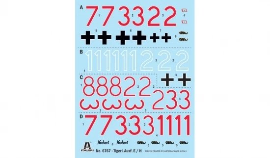 Italeri 6767 Pz. Kpfw. VI Tiger I Ausf. E (tp) Early Production 1/35