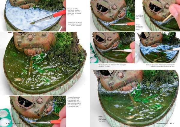 AK Interactive AK8051 DIORAMAS F.A.Q 1.2 EXTENSION – AGUA, HIELO Y NIEVE (Spanish)