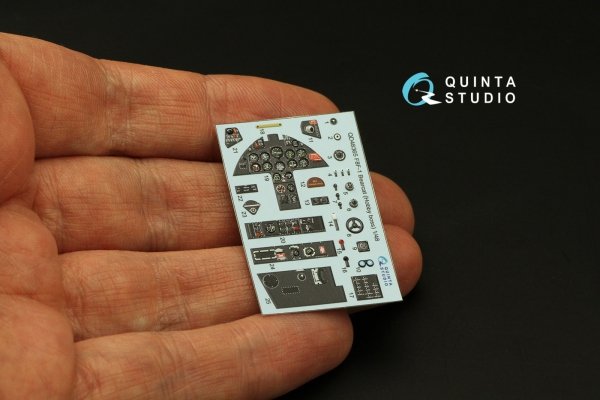 Quinta Studio QD48365 F8F-1 Bearcat 3D-Printed &amp; coloured Interior on decal paper (Hobby Boss) 1/48