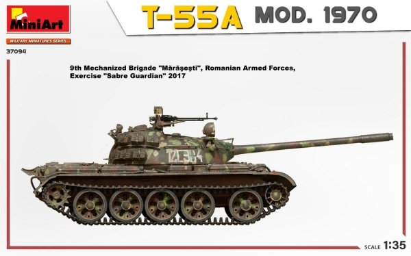 MiniArt 37094 T-55A MOD. 1970 INTERIOR KIT 1/35