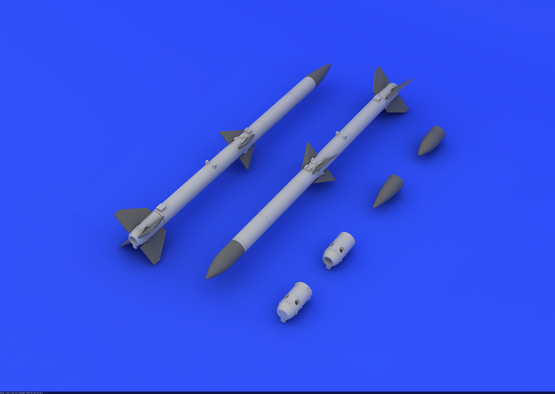 Eduard 648084 AIM-120A/ B AMRAAM (2pcs) 1/48