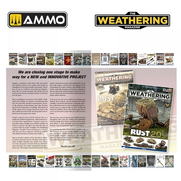 Ammo of Mig 4537 THE WEATHERING MAGAZINE 38 - Rust 2.0 (English)