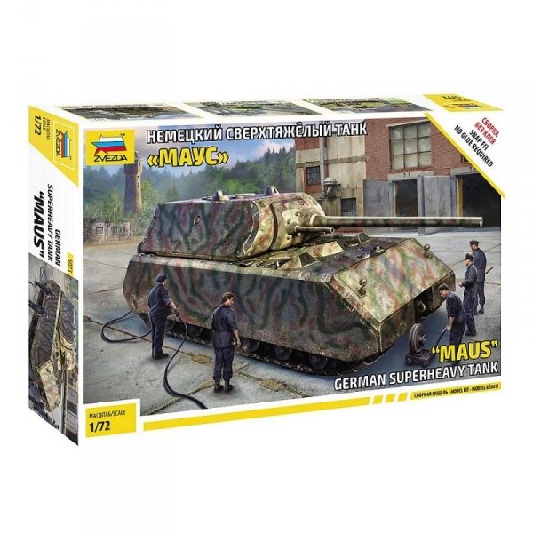 Zvezda 5073 PZ.KPFW.VIII &quot;MAUS&quot; 1/72